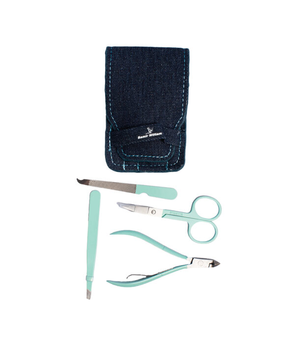 S.W German Denim Pedicure Kit 4 in 1