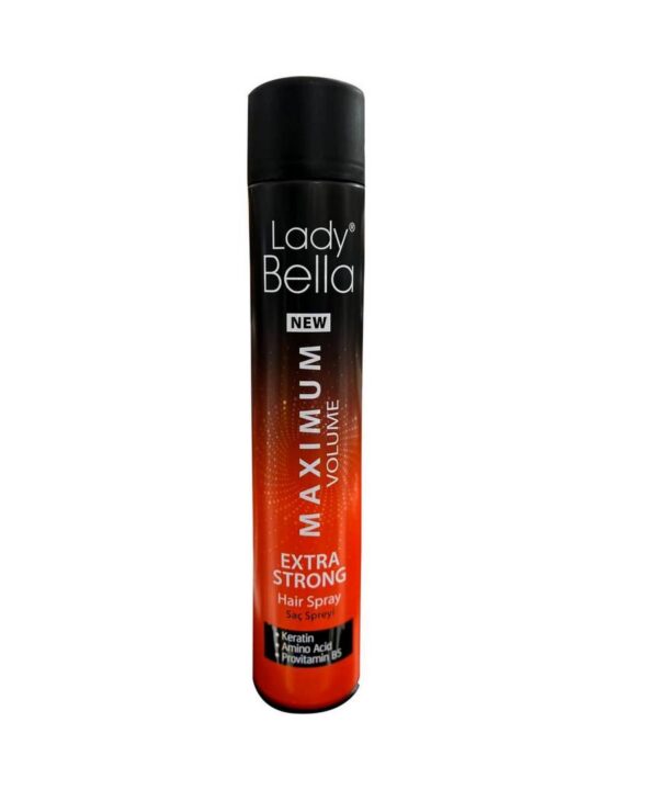 Lady Bella Maximum Volume Extra Strong Hair Spray 750ml