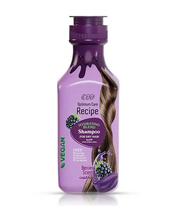 Eva Optimum Care Recipe Hydrating Blend Shampoo Berries Scent 350 Ml