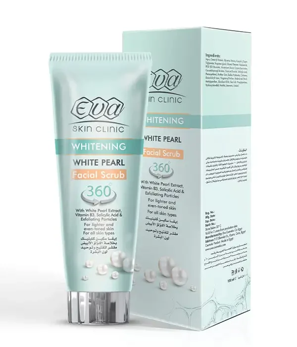 Eva Skin Clinic White Pearl Facial Scrub - 100 ml