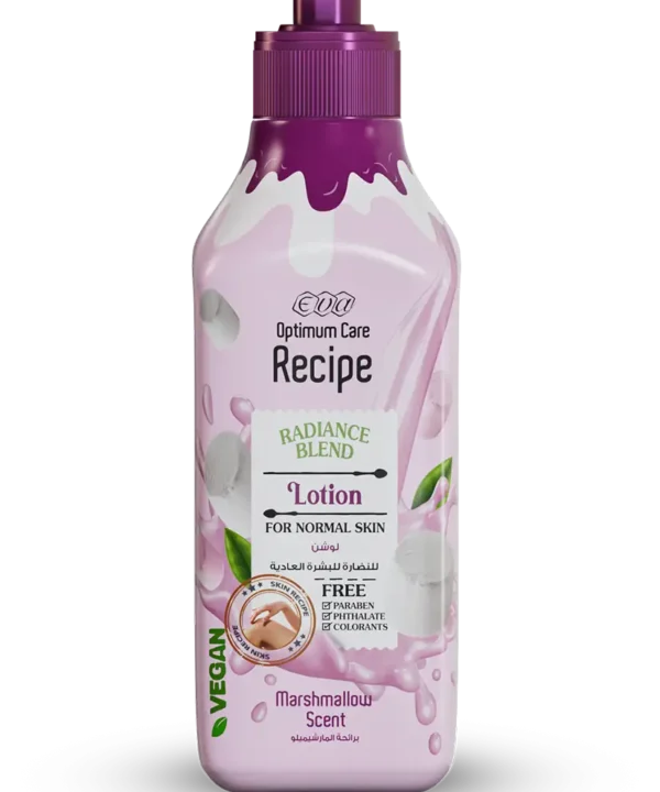 Eva Optimum Care Recipe Radiance Blend Lotion For Normal Skin - Marshmallow Scent 370 Ml