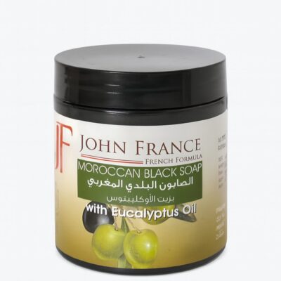 JF John France Moroccan Black Soap with Eucalyptus Oi 600g