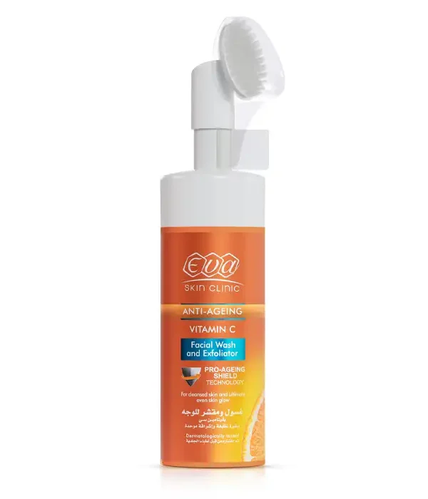 Eva Skin Clinic Vitamin C Facial Wash And Exfoliator For Cleansed Skin And Ultimate Even Skin Glow 150 Ml