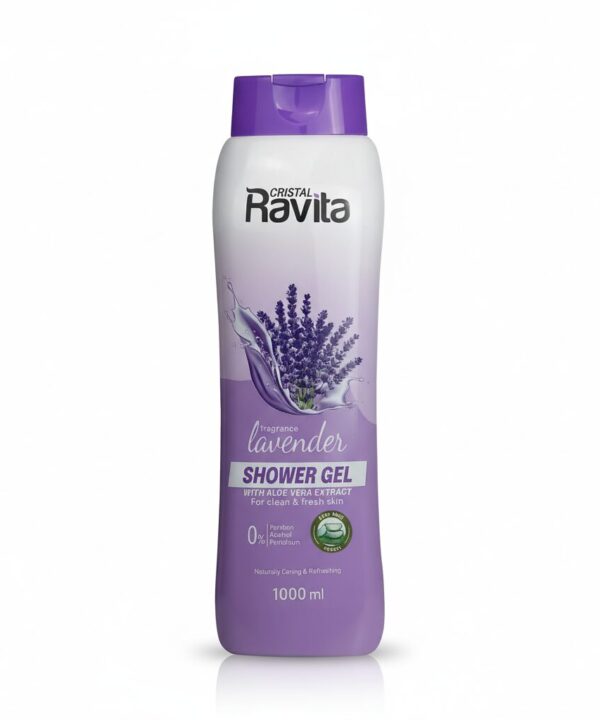 Ravita shower gel lavender with aloe vera extract 1000ML