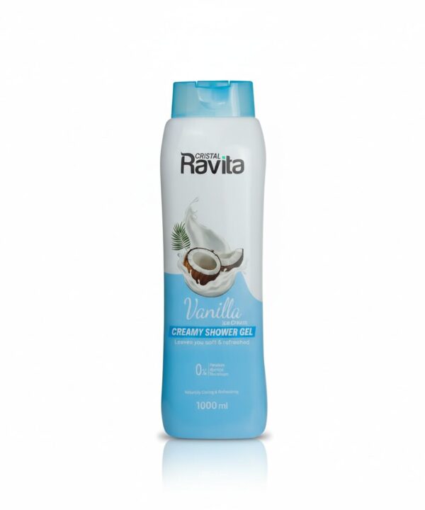 Ravita creamy shower gel Vanilla Ice Cream 1000ML