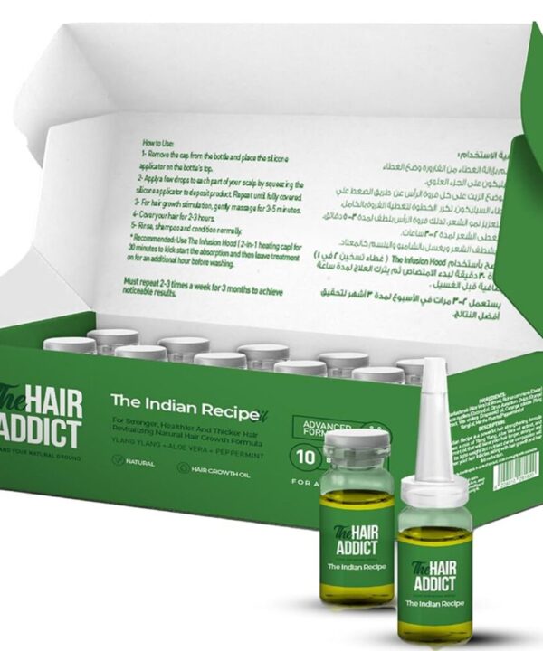 The hair addict The Indian Recipe 10 Bottles /10ml