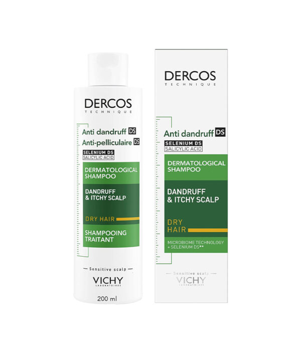 VICHY Anti-Dandruff DS dermatological shampoo - dandruff & itchy scalp – dry hair 200ML