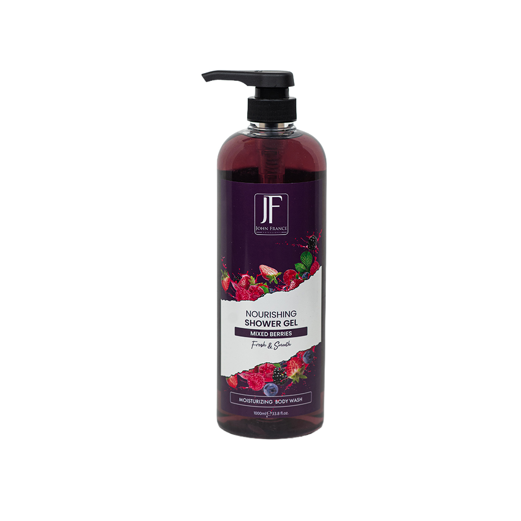 JF John France Nourishing shower gel mixed berries 1000ml