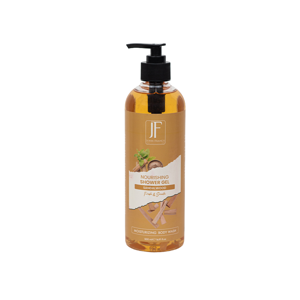 JF John France Nourishing shower gel sandalwood 500ml