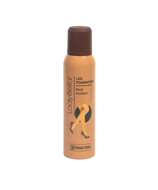 Lady Bella Leg Foundation 3 - Lightweight, full-coverage leg makeup for a flawless finish, suitable for all skin tones, with a natural matte finish. Ideal for covering imperfections and enhancing skin tone.