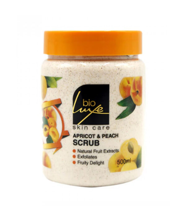 Bio Luxe Apricot And Peach Scrub 500ml