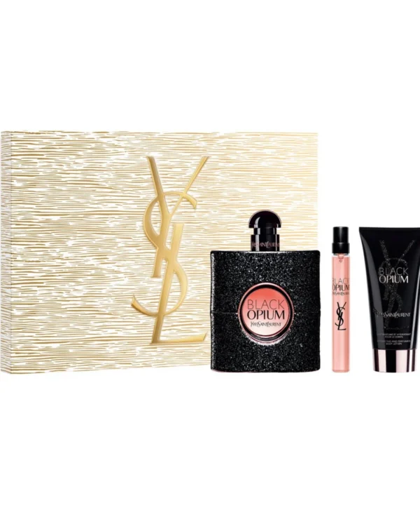 YSL BLACK OPIUM EAU DE PARFUM 3-PIECE GIFT SET