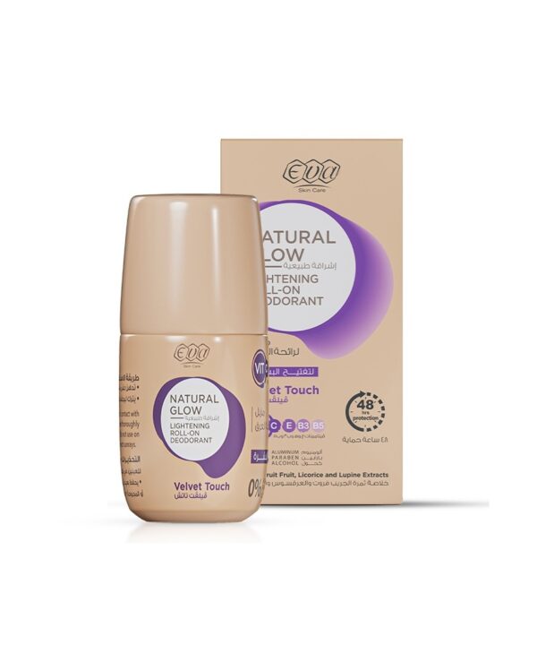 Eva Skin Care Natural Glow Lightening Roll On Deodorant Velvet Touch 60 Gm