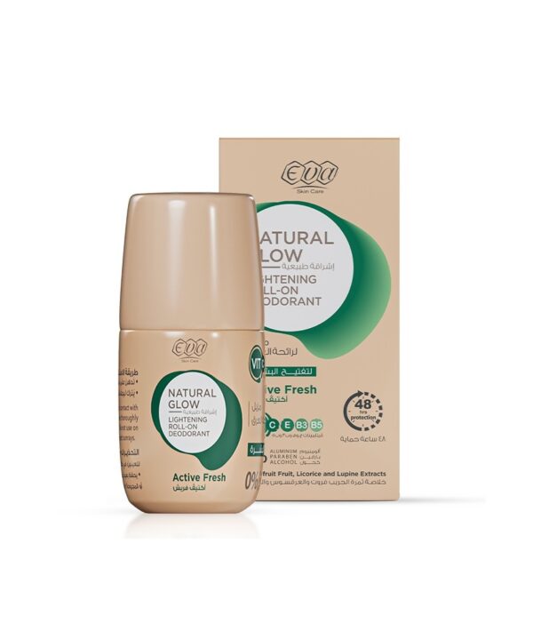 Eva Skin Care Natural Glow Lightening Roll On Deodorant Active Fresh 60 Gm