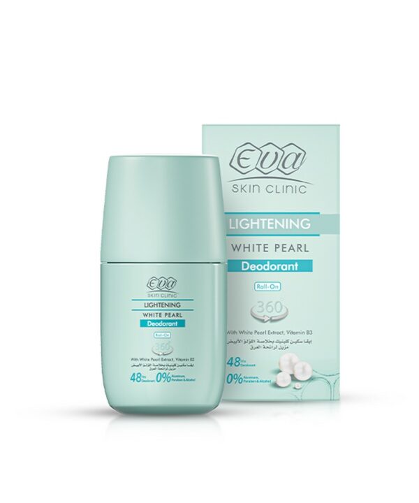Eva Skin Clinic White Pearl Roll On Deodorant For Toning & Minimizing Hair Pearl Fragrance 60 Gm