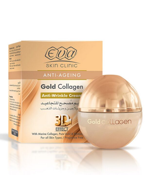 Eva Skin Clinic Anti-Ageing Gold Collagen Anti-Wrinkle Cream 50 Ml