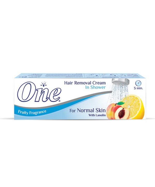 One Hair Removal Cream In The Shower Lanolin For Normal Skin Fruity Scent 90 Gm