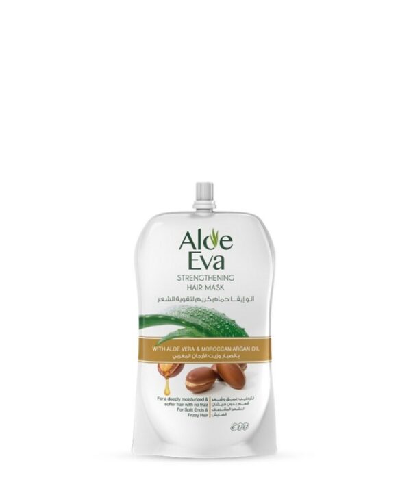 Aloe Eva Hair Strengthening Mask Pouch Aloe Vera & Moroccan Argan Oil 250 Gm