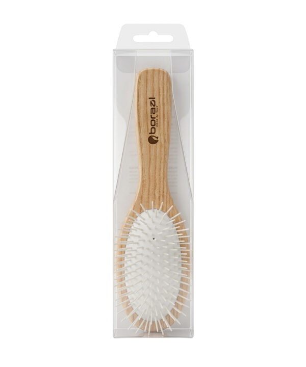 Wooden Oval Cushion Hairbrush