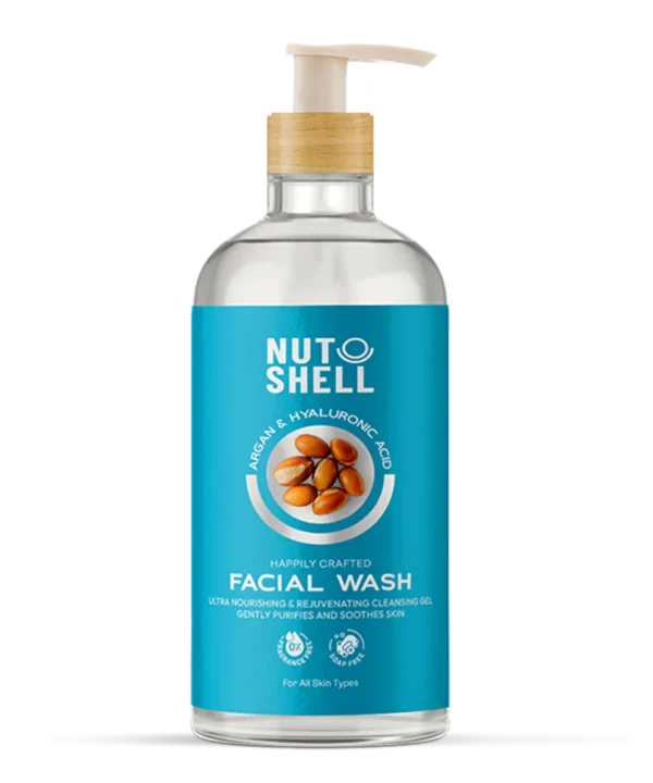 NUTSHELL  Argan & Hyaluronic Acid Facial Wash 250ML