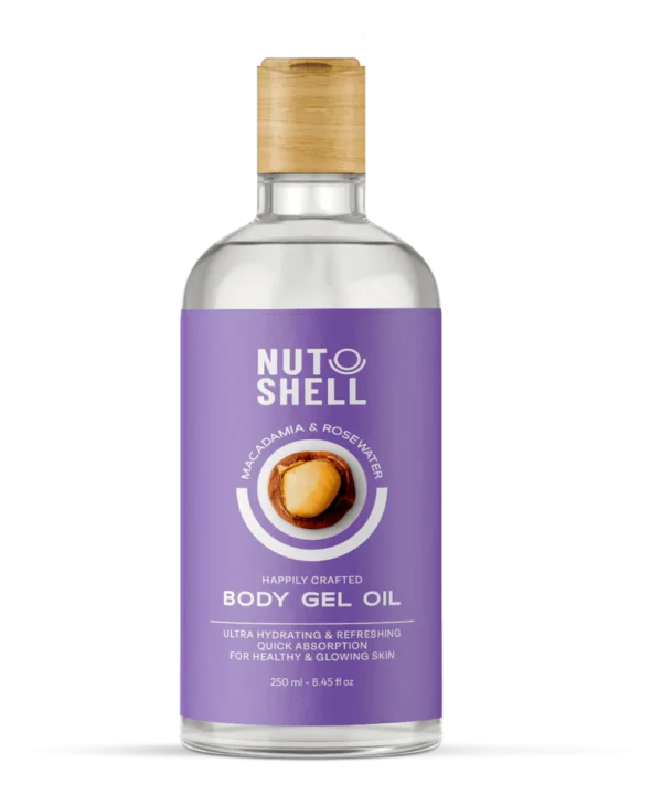NUTSHELL Macadamia & Rose Water - Body Gel Oil 250ML