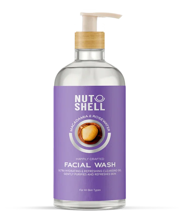 NUTSHELL Macadamia & Rose Water Facial Wash 250ML