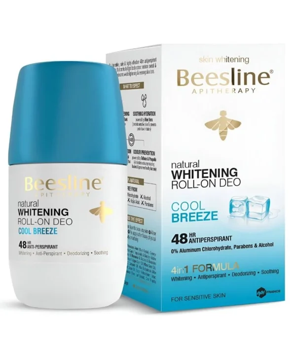 Beesline Whitening Roll-On - 48hr - Cool Breeze 50ml
