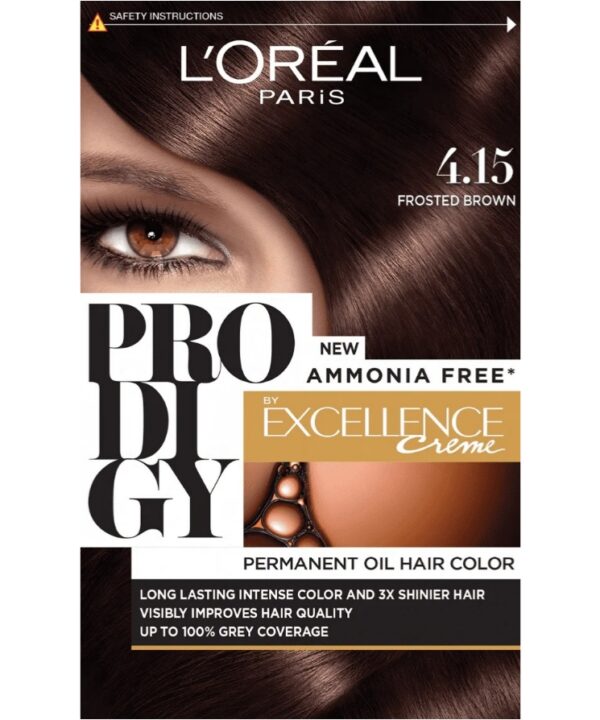 LOreal PRONDIGY 4.15 DARK BROWN MAHOGANY