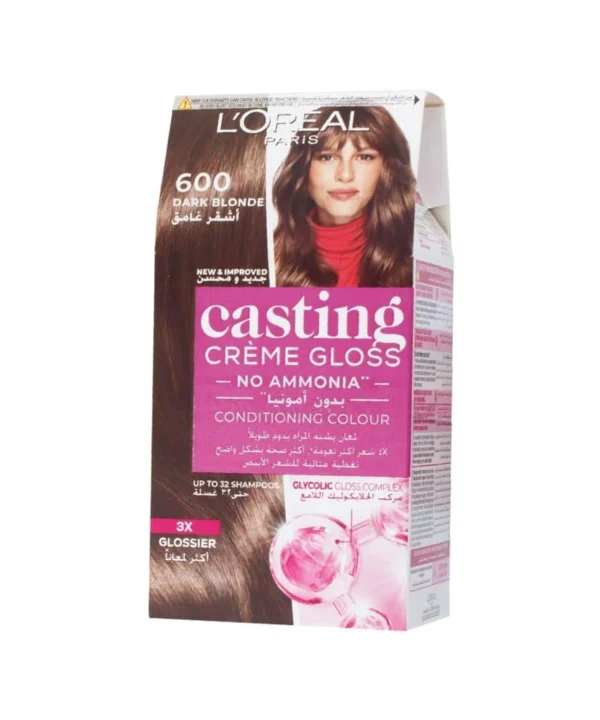 LOréal Paris Casting Crème Gloss Hair Color - Dark Blonde 600