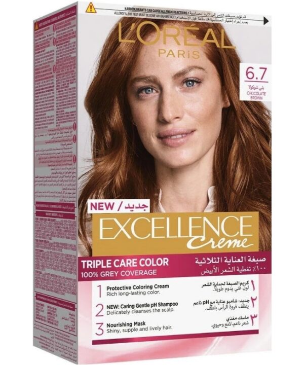 LOreal Permanent Hair Color Cream 6.7 Chocolate Brown