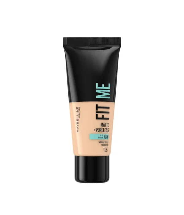Maybelline Fit Me Matte + Poreless Liquid Foundation  105 - Natural Ivory