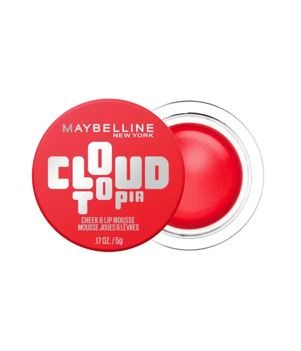 Maybelline Cloudtopia Cheek & Lip Mousse Blush 03 Divine Crimson