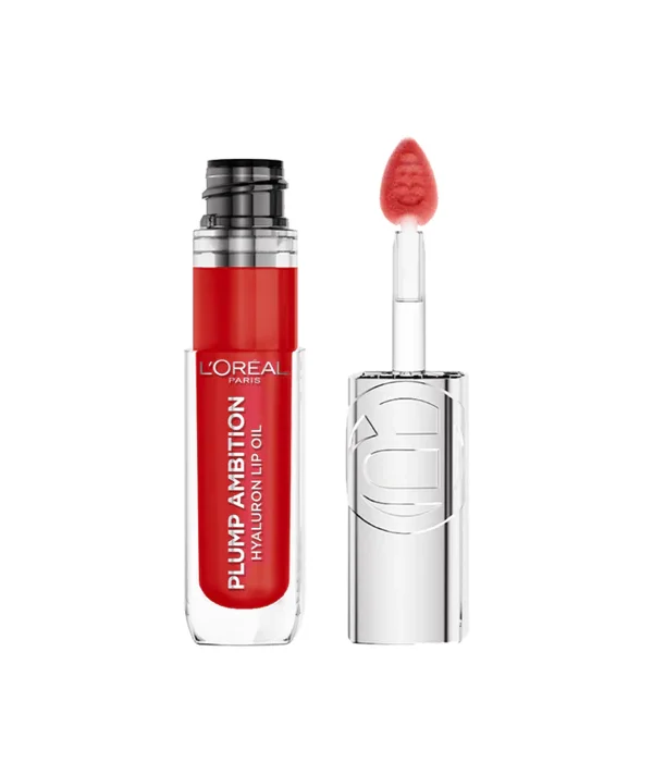 LOreal Paris Plump Ambition Hyaluron Lip Oil 380 Rouge In Love