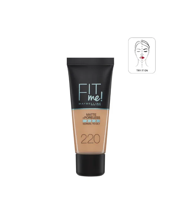 Maybelline Fit Me Matte + Poreless Liquid Foundation 220 - Natural Beige