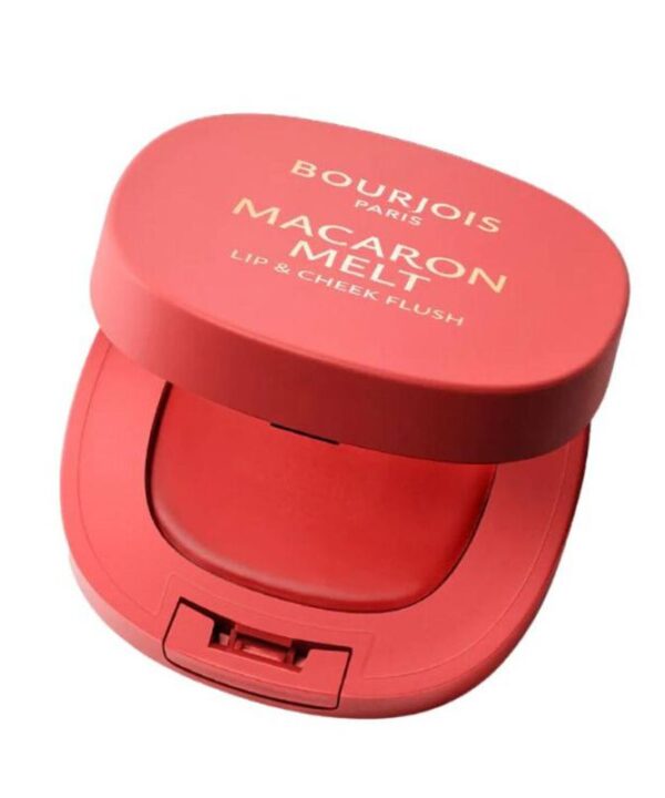 Bourjois Macaron Melt Lip And Cheek Flush - 3 - Peach Tatin