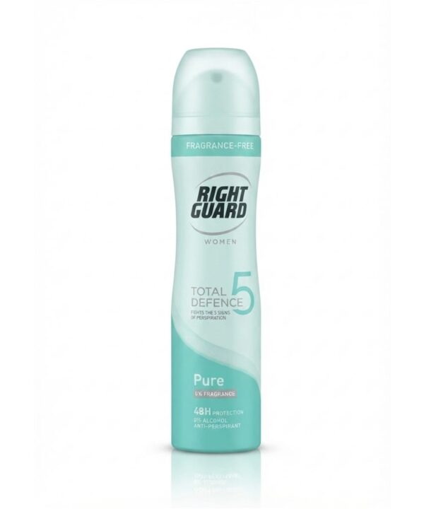 Right Guard Total Defense 5 Pure  Deodorant for Women - 250ml