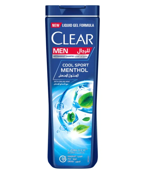 Clear Men Anti-Dandruff Shampoo with Refreshing Menthol and Mint -600ML