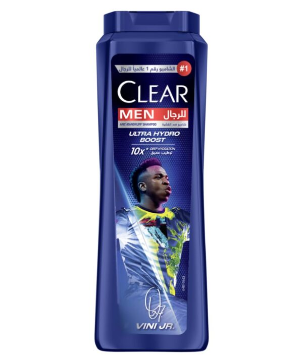 Clear Men Vini Jr. Anti-Dandruff Shampoo Deep Cleanse, 10X Deep Scalp Cleansing With Ultra Performance 360ml
