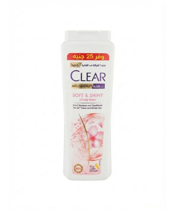 Clear Scalp Care Soft and Shiny Anti-Dandruff Shampoo for Women - 600m