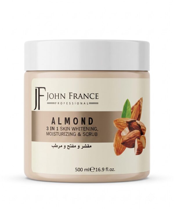 JF John France 3in1 Skin Whitening, Moisturizing Scrub | Almono | 500ml